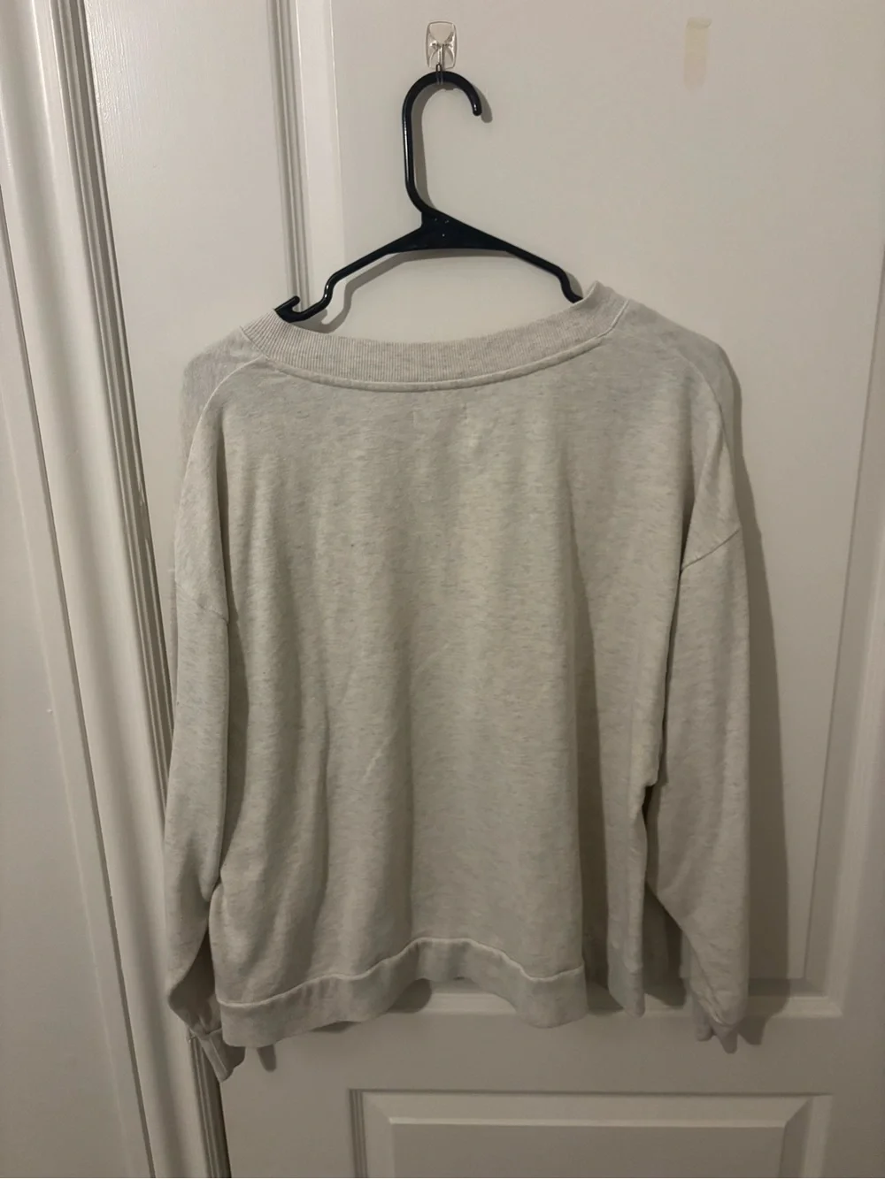 Colsie Cream Ribbed-Neck Pullover - Picture 2 of 3